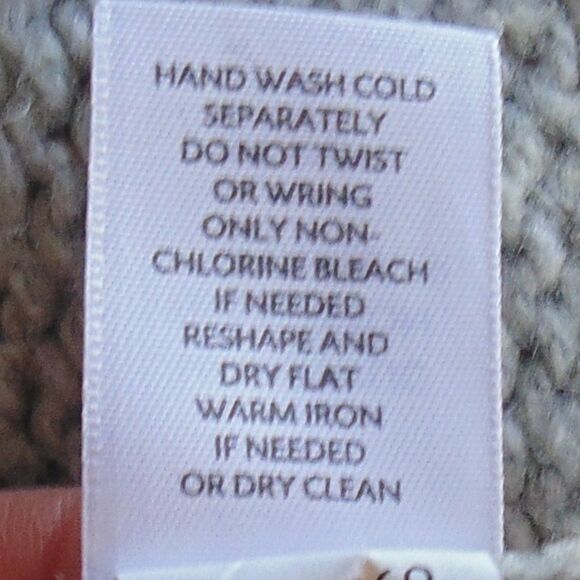 J.JILL Sweater/Knit Tunic, S, Gray Mini, Cable knit, Long sleeve, Chunky knit - Picture 12 of 12